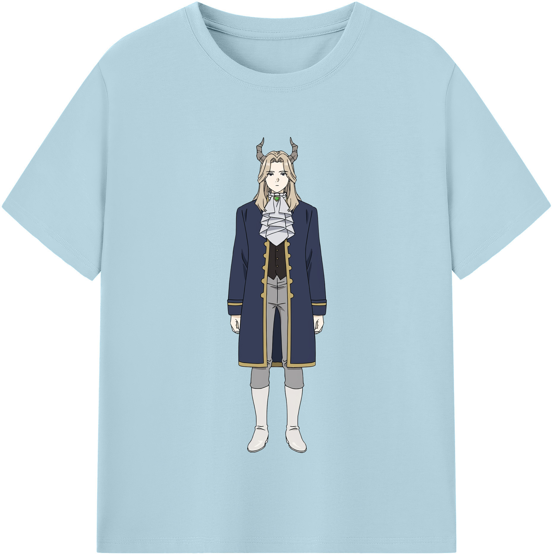 （画像用） 葬送のフリーレン Frieren 綿100％半袖Tシャツ（フロントプリント）